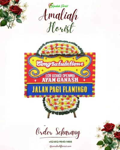 Bunga Papan Congratulation di Sinarlaut